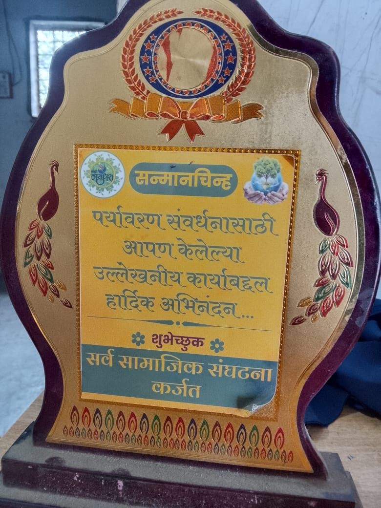 District Award Certificate